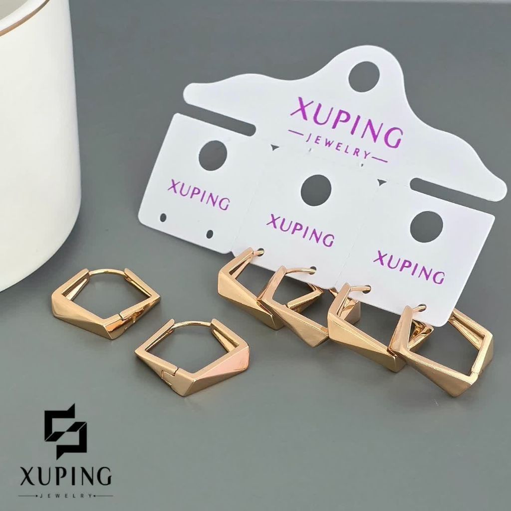 گوشواره چند ضلعی کوچک ژوپینگ کد 2348 - خرید آنلاین از گالری آداس